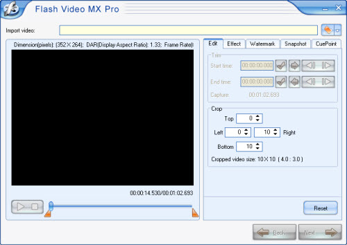 main interface